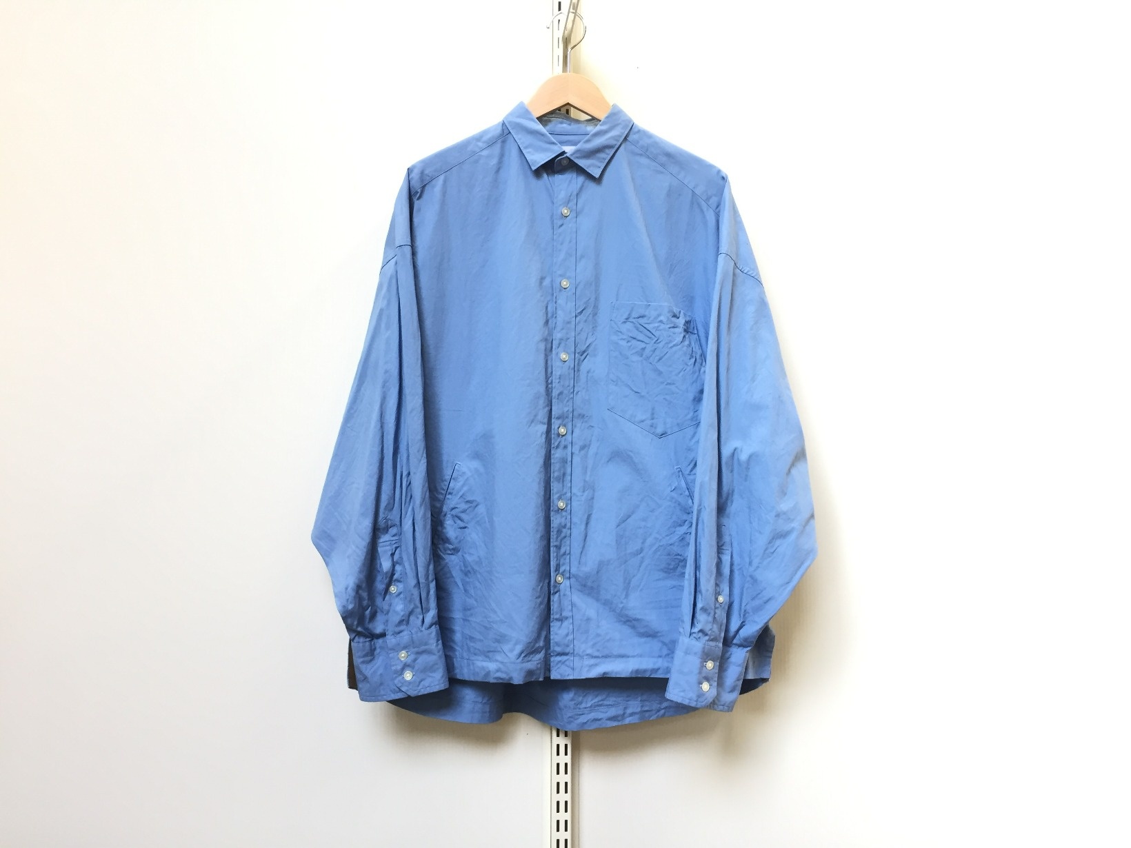 入荷】KOLOR 21/SS 21SCM-B04115 長袖シャツ ビッグシルエット | 新着